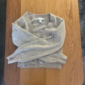cream colored H&M cardigan ( missing the middle button)